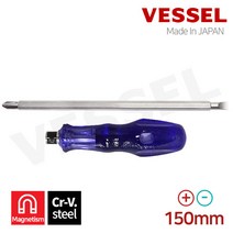 베셀 5300W 스크류 일자 십자 전공 양용 드라이버 150mm, 베셀_5300_150mm_양용_드라이버