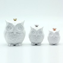 수제몰드 부엉이(3D)(소 중 대), 소