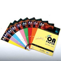 상우 A4 칼라OA용지 칼라복사지 80g S시리즈, 25매, S22 파랑색