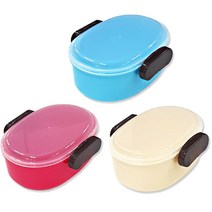 SG 일본 야마다 G＆B 타원형도시락 용량260ml/도시락통, 베이지