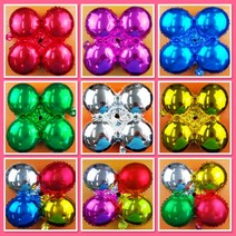 은박아치풍선(10입), 혼합형(핑크톤), 1개