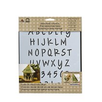 FOLKART ALPHABET LITE FELT TIP MARKER 스텐실도안, 1개