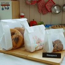 나우스팩 무지 화이트 창봉투 (100장) - 4가지 사이즈, 150L0004A 무지 W 창봉투 중(150x250x90) 100장