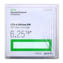 HP 한국총판 백업 LTO6 C7976A 2.5TB-6.25TB, HP LTO6 C7976A