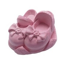 실리콘몰드 - 앙증 리본구두 #아기선물