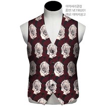 이럭셔리클럽 장미꽃 쟈가드 조끼 맞춤조끼 베스트 (VE190201)