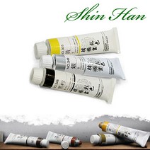 [신한] 한국화채색 20ml 낱색 색상선택 - 동양화물감 신한물감, 308 백록