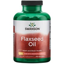 스완슨 EFAs 플렉씨드 오일 1000mg 소프트젤, 200개입, 1개
