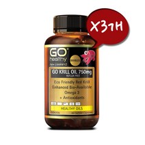 [고헬씨] 크릴오일 750mg 60캡슐X3개, 3개
