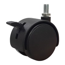 아이비스토어 PVC 볼트 캐스터 50mm 회전브레이크(10mm) 가구 이동 바퀴
