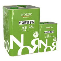 노루페인트 옥상방수 우레탄페인트 탄성탄 고경질 상도 16L, 녹색