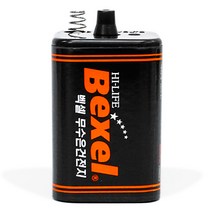 벡셀 망간 건전지 6V 4R25 랜턴 친환경 무카드뮴 무수은, 1개