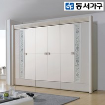 동서가구 아이슬란 10자 옷장세트 DF906917-2, 웬지투톤