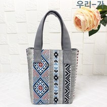 우리가 수제 순면100% 방수 캔버스 자체제작 각미니에코백 릴리안
