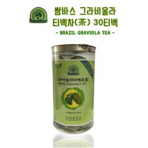 쌈바스 그라비올라 그라비올라티백 글라비올라 잎 잎차 분말 브라질, 30매입