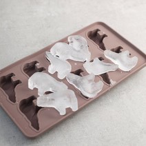 리빙스토리 실리콘 캐릭터 모양 북극곰 얼음틀