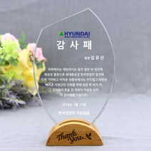 아이상패 부모님 감사패 상패 크리스탈 상패 상패 제작 어버이날선물 재직기념패 퇴직기념패, 02.M부메랑+반달앨더-01