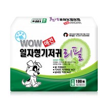 와우 애견용 일자형 속기저귀 리필, 소형, 200매