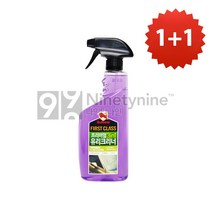 1+1 불스원 프리미엄 3in1 유리크리너-550ml 유리 클리너 세정제 광택세정제 광택세정 광택제 광택코팅, 2개, 550ml