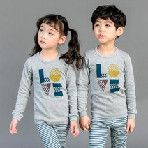 캐릭모아키즈 30수 유아내복 아동내의 아동내복 초등학생내복 주니어실내복 잠옷 러브
