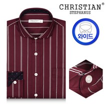 에이폴켄 [와이드카라] 스트라이프 셔츠 스판원단 긴팔 와이셔츠 95~130_CT-54WH_CT-55WI_CT-56NA
