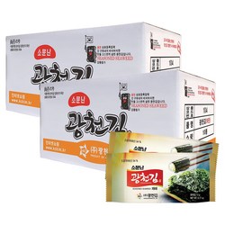 소문난광천김 재래도시락김, 450g, 2개