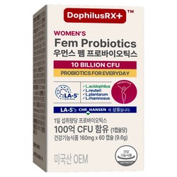 도피러스알엑스 우먼스 펨 프로바이오틱스 9.6g, 60정, 1개