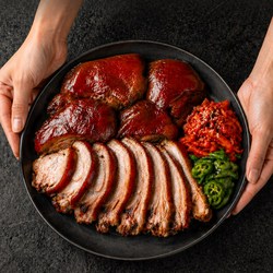 한원관 뼈없는 순살 족발 슬라이스, 4개, 300g