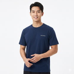 [매장 출고] 컬럼비아 남성 반팔티 경량 반팔 5부 티셔츠