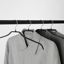 엠부띠끄 남성 자켓 아우터용 논슬립 어깨뿔방지 옷걸이 L/XL, 블랙, 30개