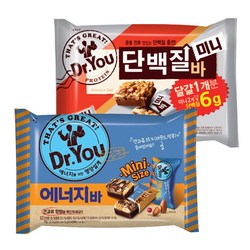 오리온 닥터유 에너지바 미니 310g+단백질바 미니 324g, 330g, 2개