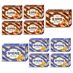 크라운 초코하임 142G*5개+크라운 화이트하임 142G*5개