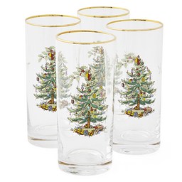 스포드 크리스마스 트리 하이볼잔 420ml 4p로 특별한 연말을 만들어보세요!