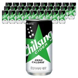 칠성사이다 제로 210ml 30개, 가성비 최고의 청량음료!