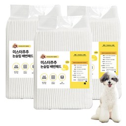 미스터추추 논슬립 강아지 배변패드 레몬향
