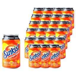 썬키스트 제로 오렌지 소다, 건강한 맛의 선택!