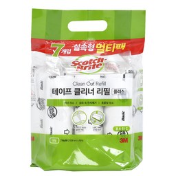 스카치브라이트 실속형 멀티팩 테이프 클리너 리필 7p, 완벽한 청소의 동반자!