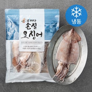 [로켓프레시] 오바다 국내산 손질오징어 (냉동)