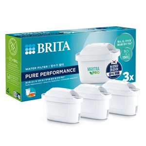 브리타 정수기 필터 막스트라 프로 퓨어 퍼포먼스 3입