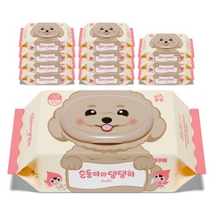 순둥이 와 댕댕이 반려동물 베이직 중성 물티슈