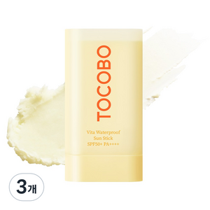 토코보 비타 워터프루프 선스틱 SPF50+ PA++++, 3개, 18g