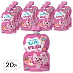 푸드웰 티니핑 워터젤리 복숭아
