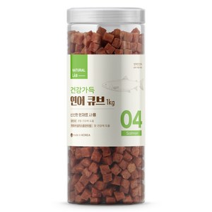 네츄럴랩 강아지 건강가득 큐브 져키