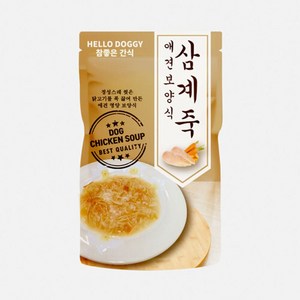 참좋은간식 삼계죽 강아지 간식 80g