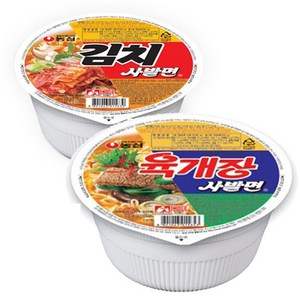 블루존 육개장사발면 86g(6입)+김치사발면 86g(6입)