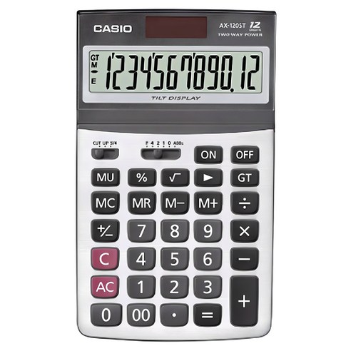 카시오 일반용 계산기 AX-120ST