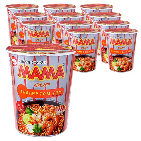마마 컵 쉬림 톰냠 플레이버 컵라면 70g