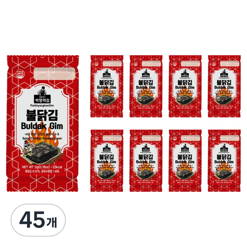 박향희김 불닭김, 5g, 45개