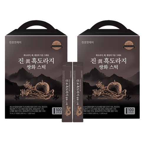 천호엔케어 진 흑도라지 쌍화 스틱