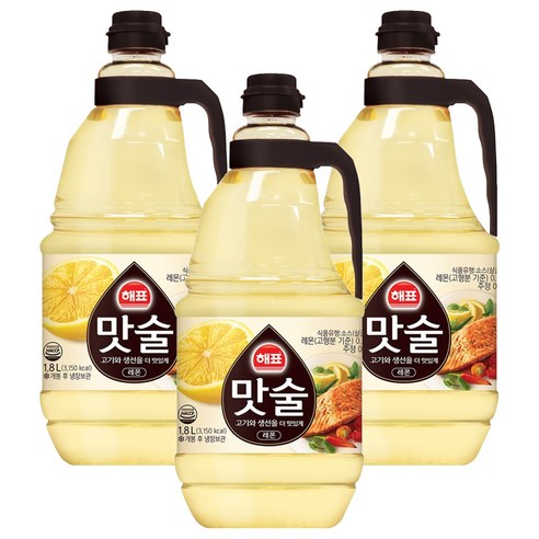 해표 맛술, 1.8L, 3개